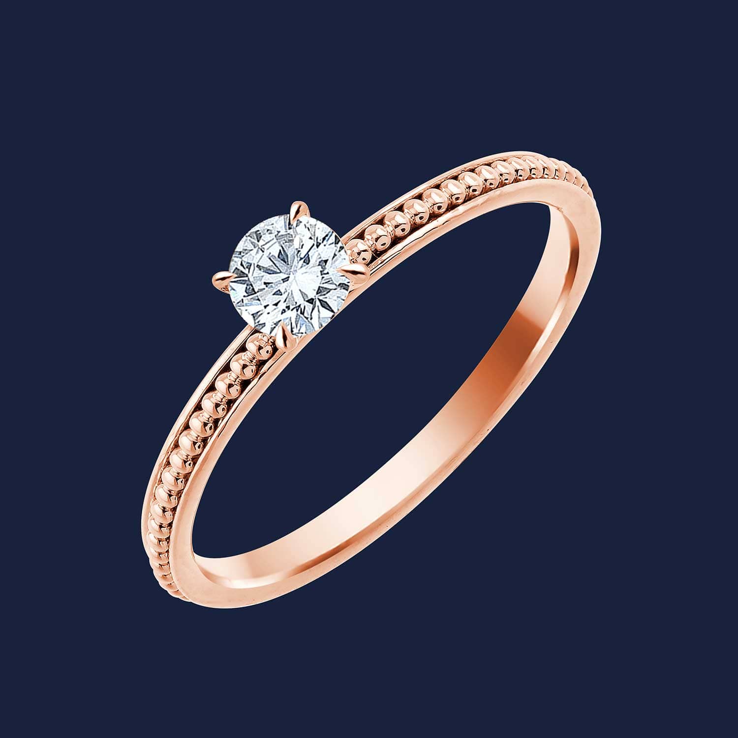 Marika Round Bead Ring