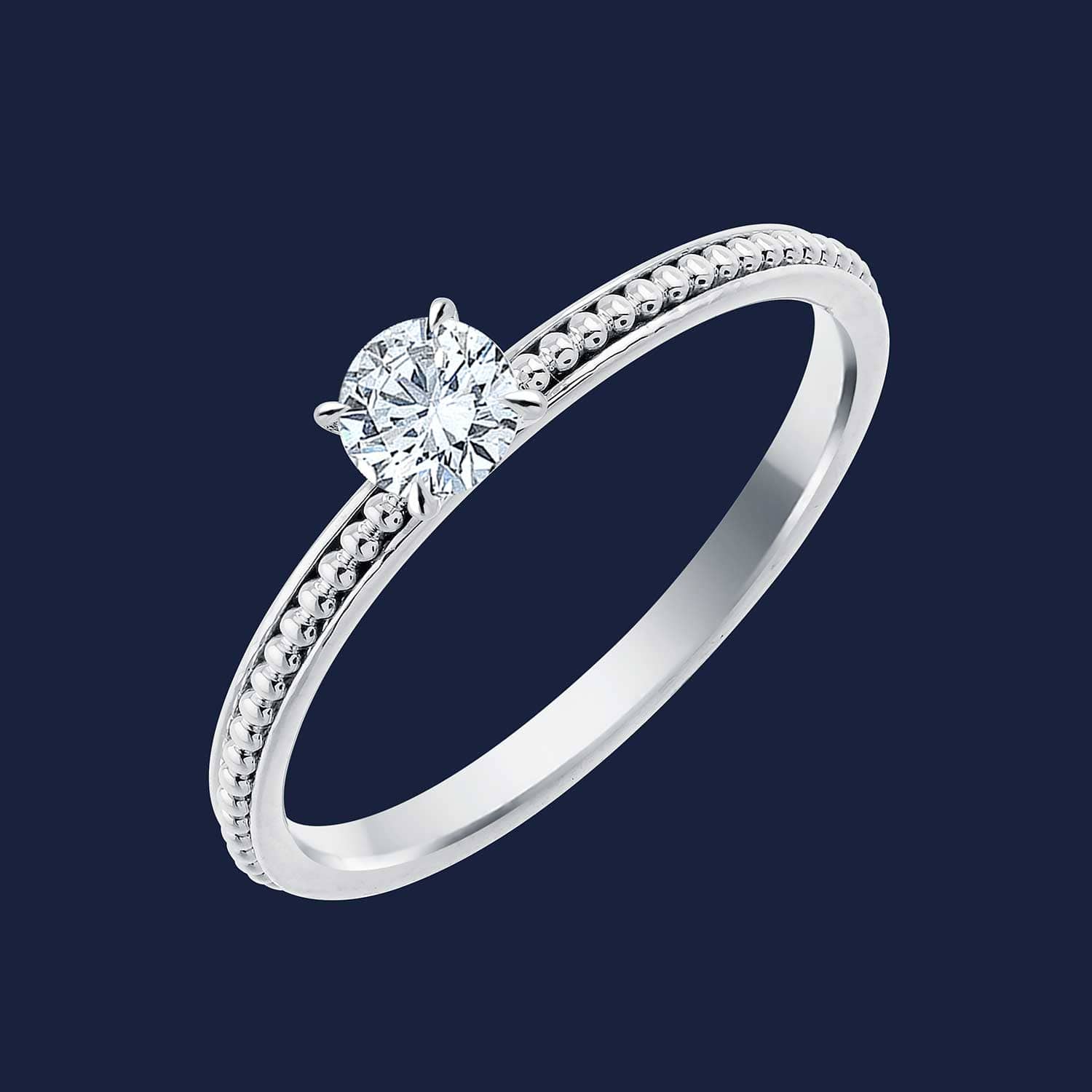 Marika Round Bead Ring