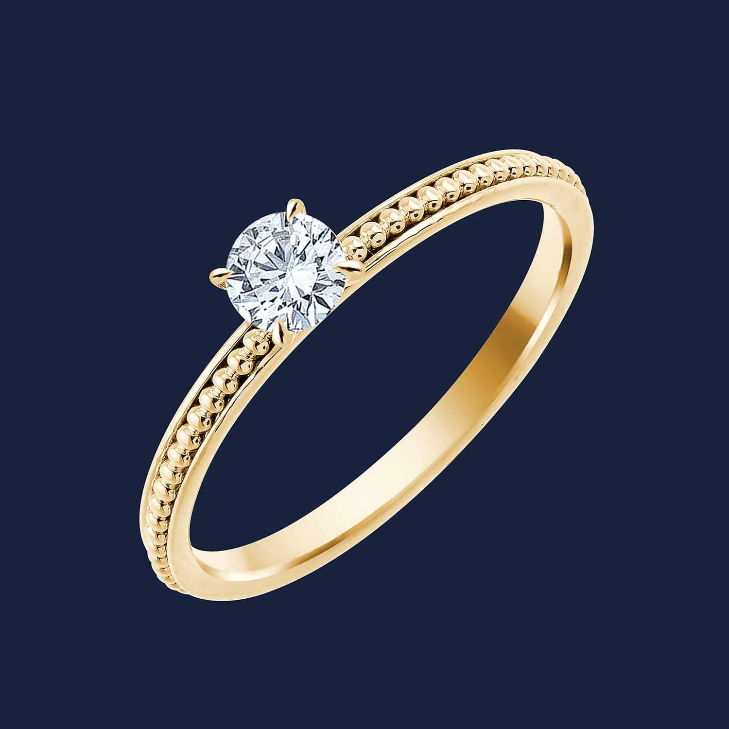 Marika Round Bead Ring