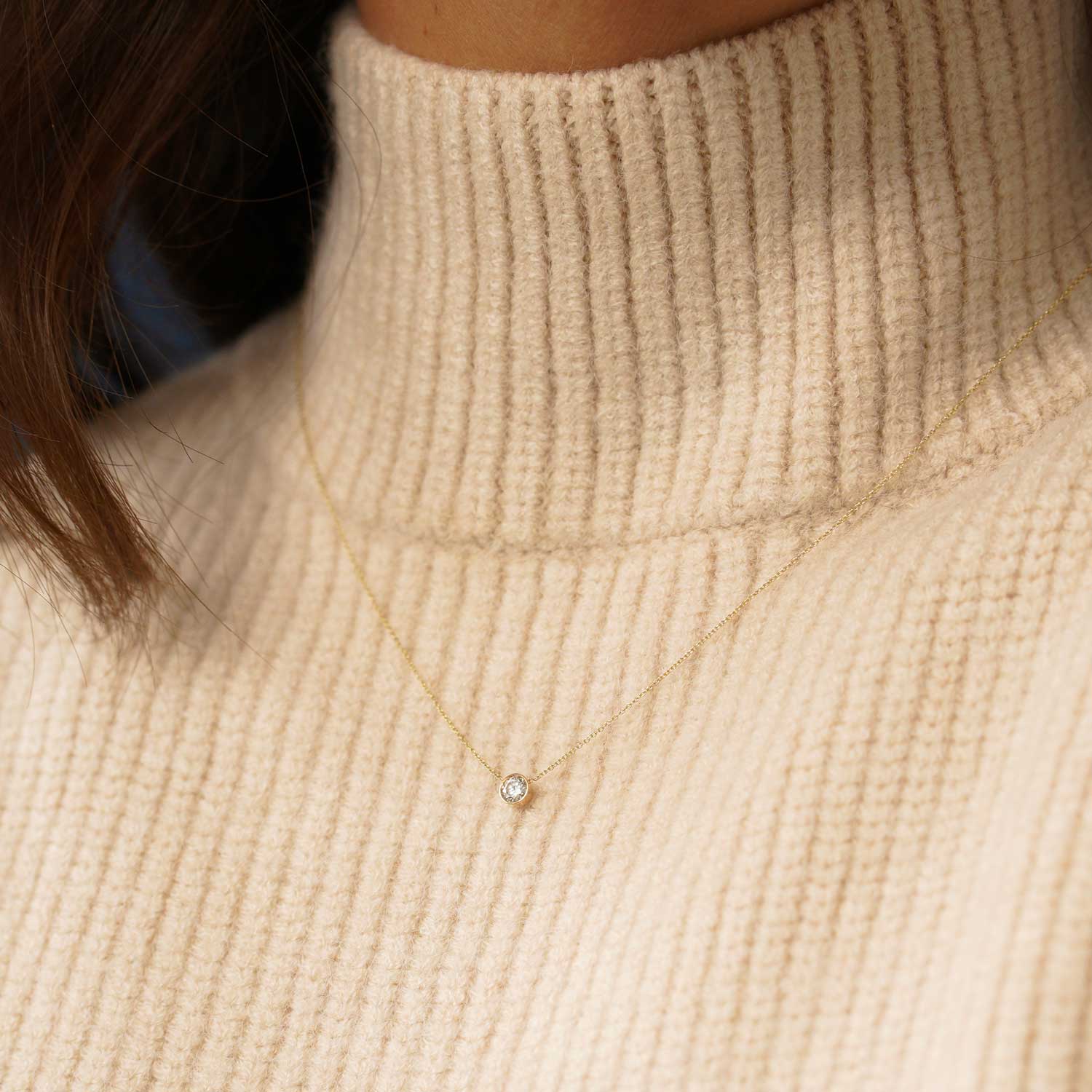 Medium Bezel Necklace