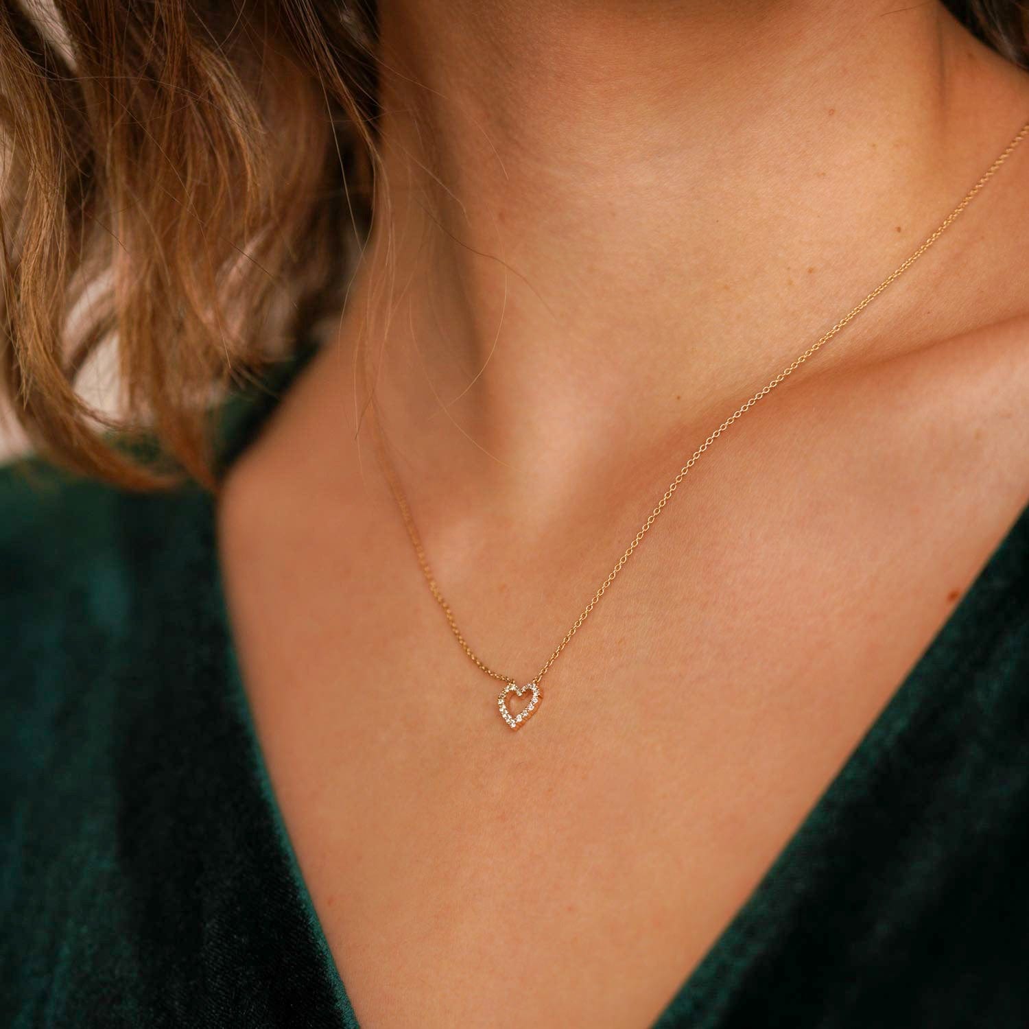 Diamond Heart Necklace