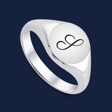 292 Initial Signet Ring -W-S1
