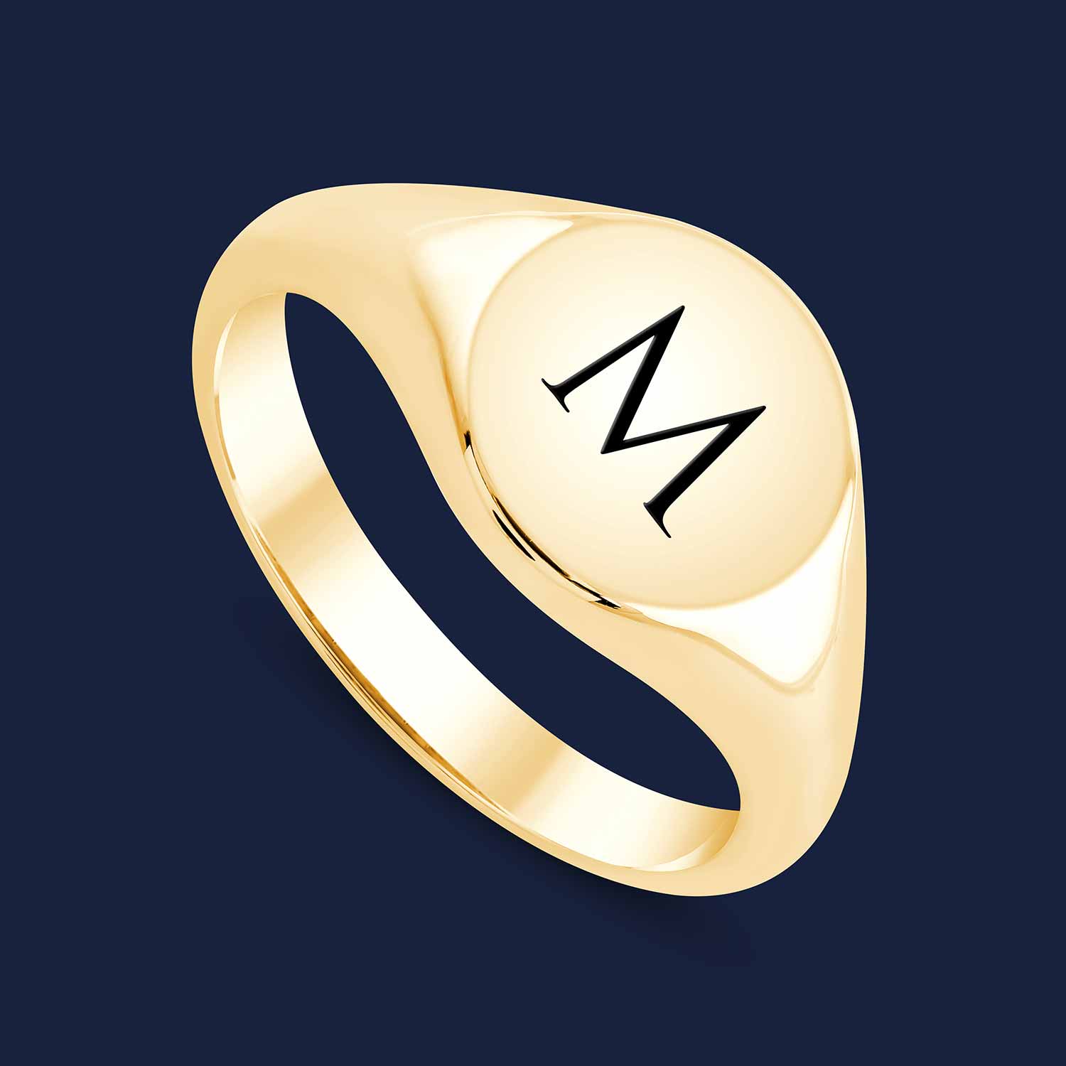 292 Initial Signet Ring -Y-M2