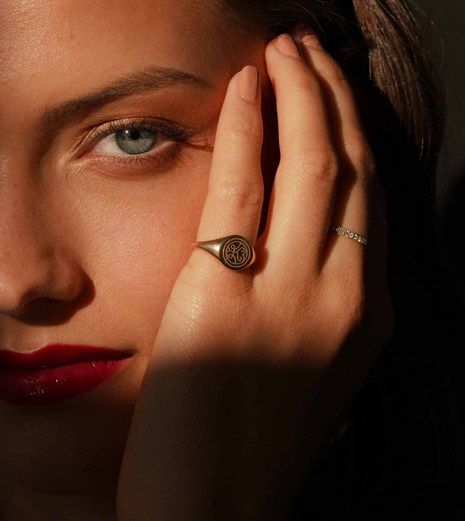 Initial Signet Ring