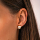 Custom Ceramic Disc Earrings
