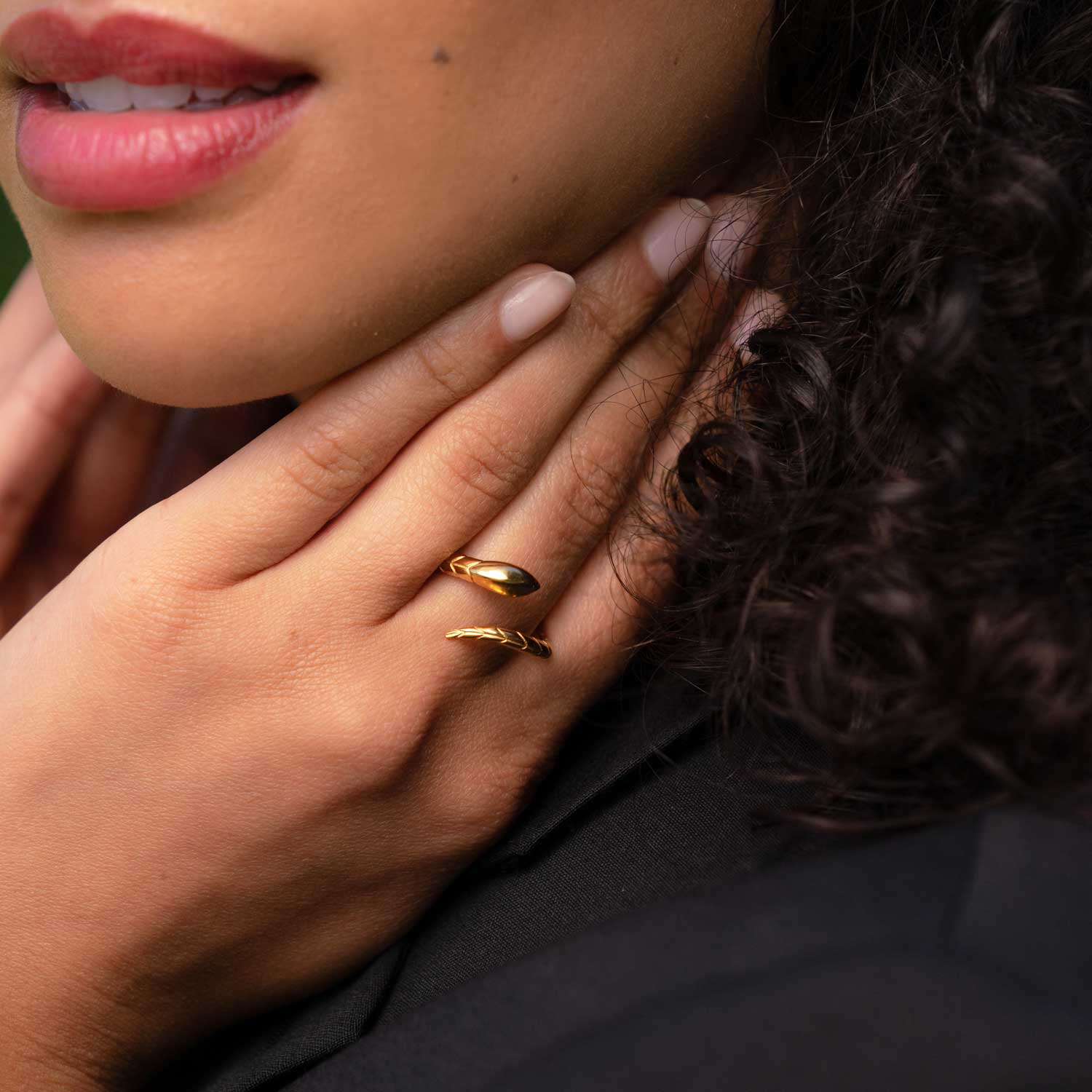 Serpentine Open Ring