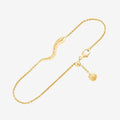 Verstellbares Sommerarmband mit 18k Vermeilgoldbeschichtung
