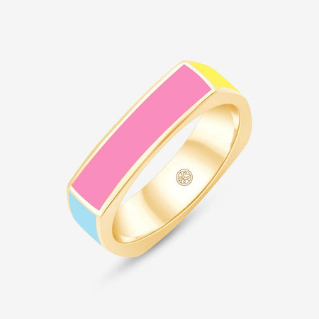 Bauhaus Custom Thick Square Ring image