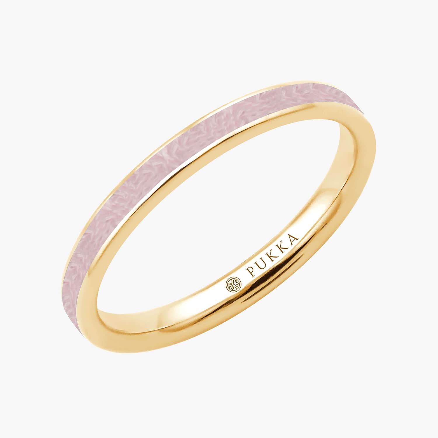 Bahaus Round Ring - Pearl Rose 3