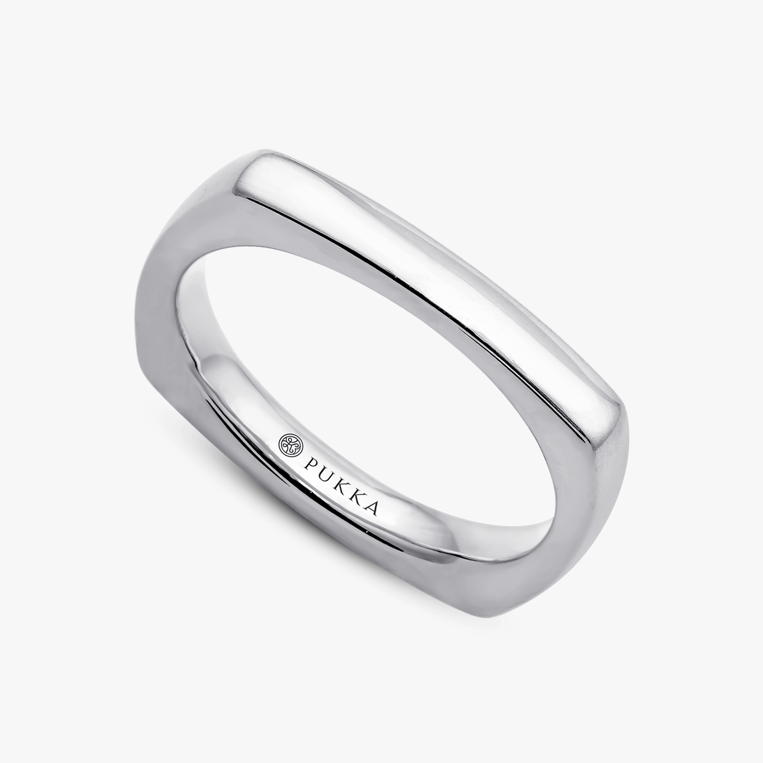 Bauhaus Plain Square Ring