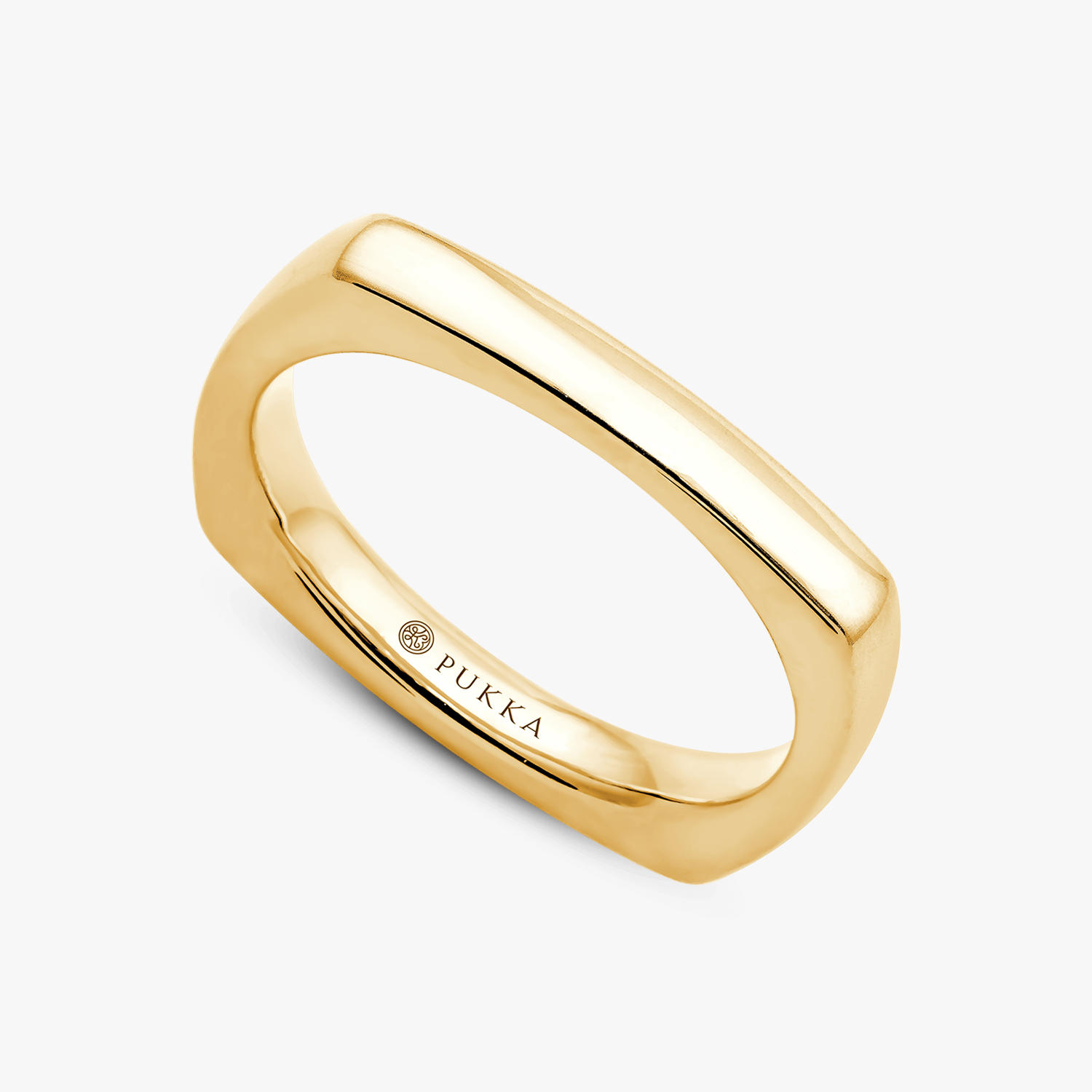 Bauhaus Plain Square Ring
