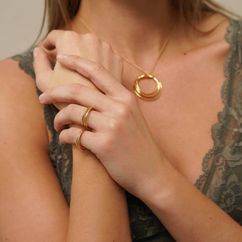 Braid Rings - Yellow (1)