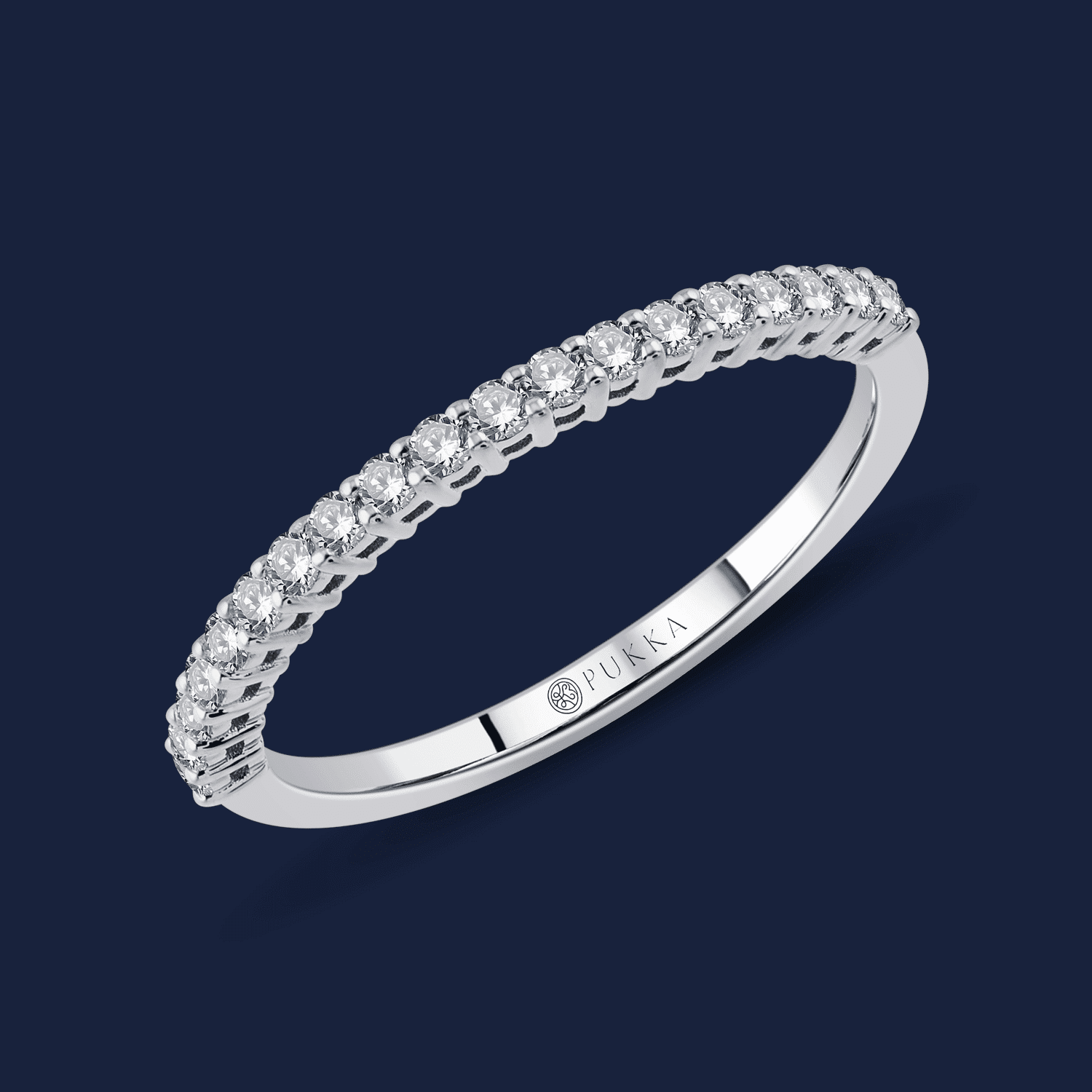 Medium Shared Prong Diamond Band