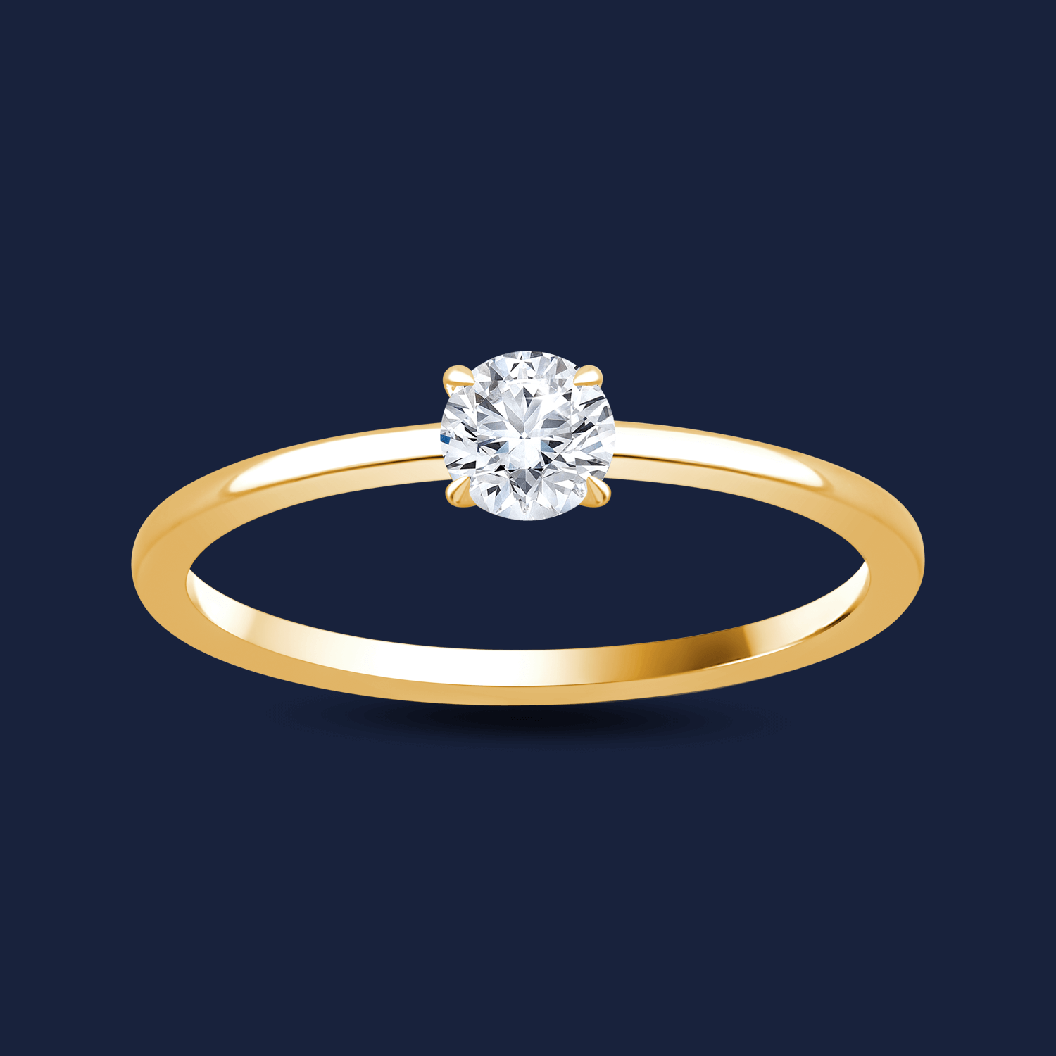 Caress Round Ring