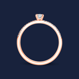 Micro Caress Oval Ring