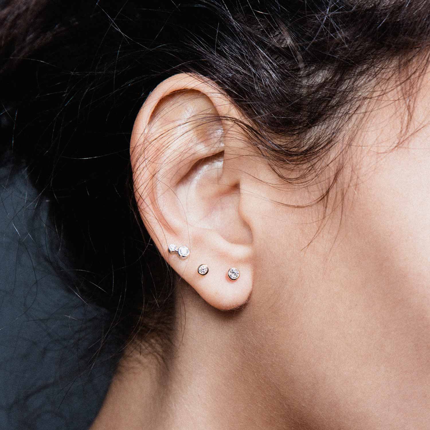 Essential Bezel Diamond Studs