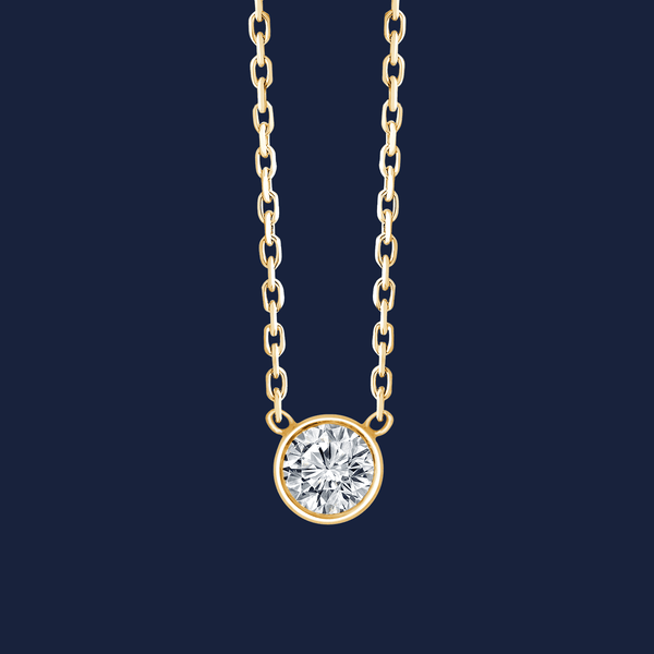 Essentials Bezel Diamond Necklace