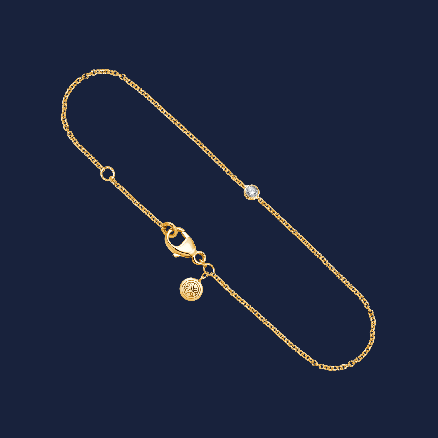 Bezel Diamond Armband