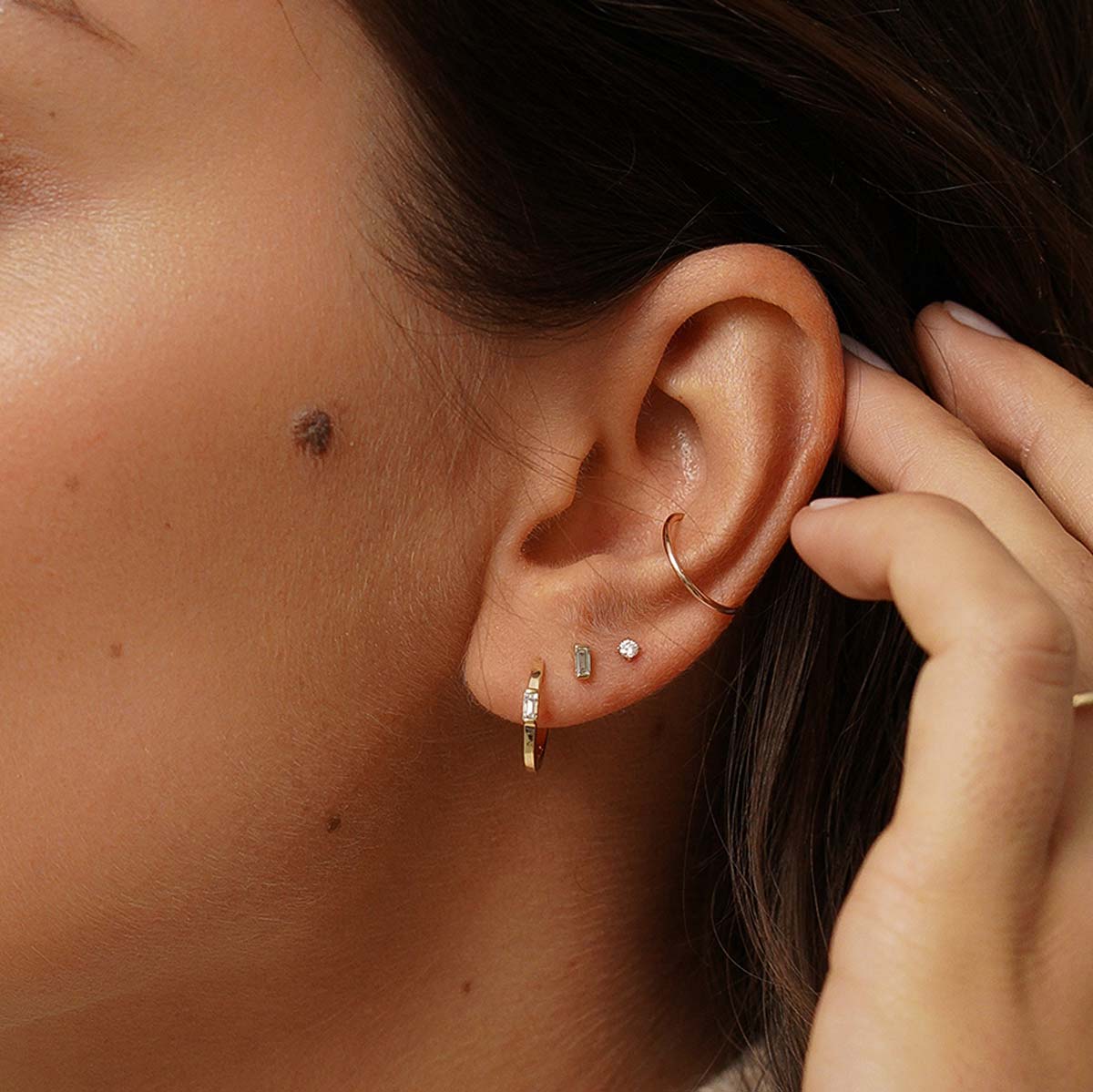 Chione Ena Studs - Yellow 2
