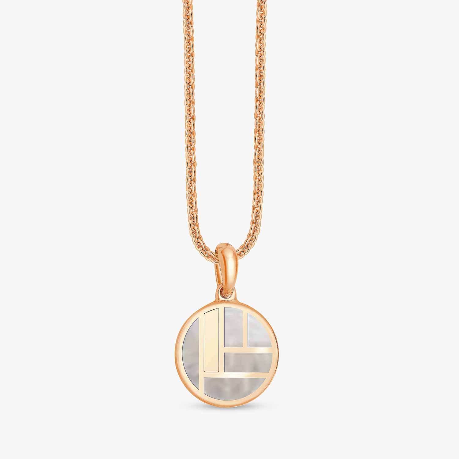 Bauhaus Custom Ceramic Pendant Pearl White