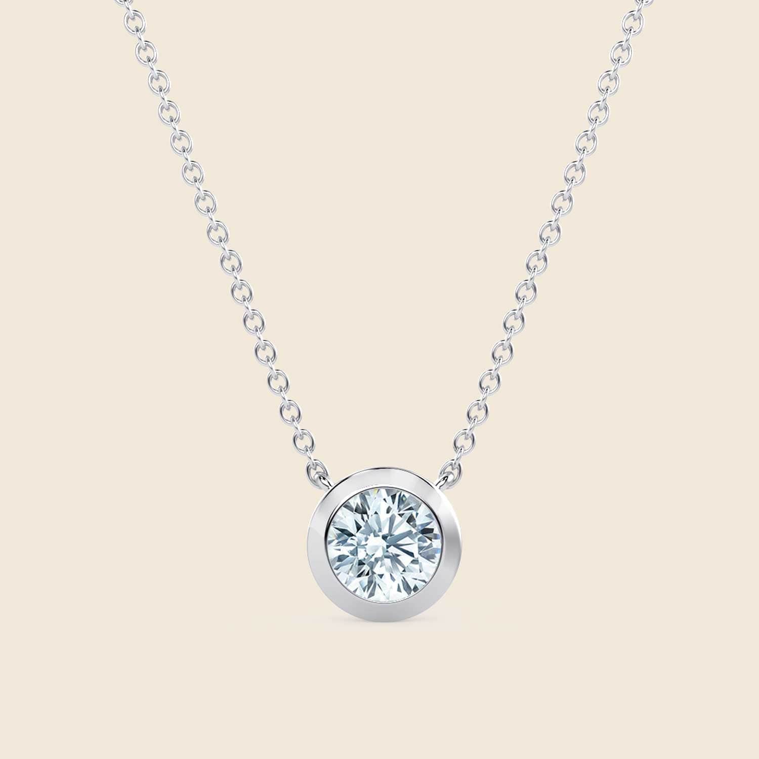 Iris Bezel Kette Weiß