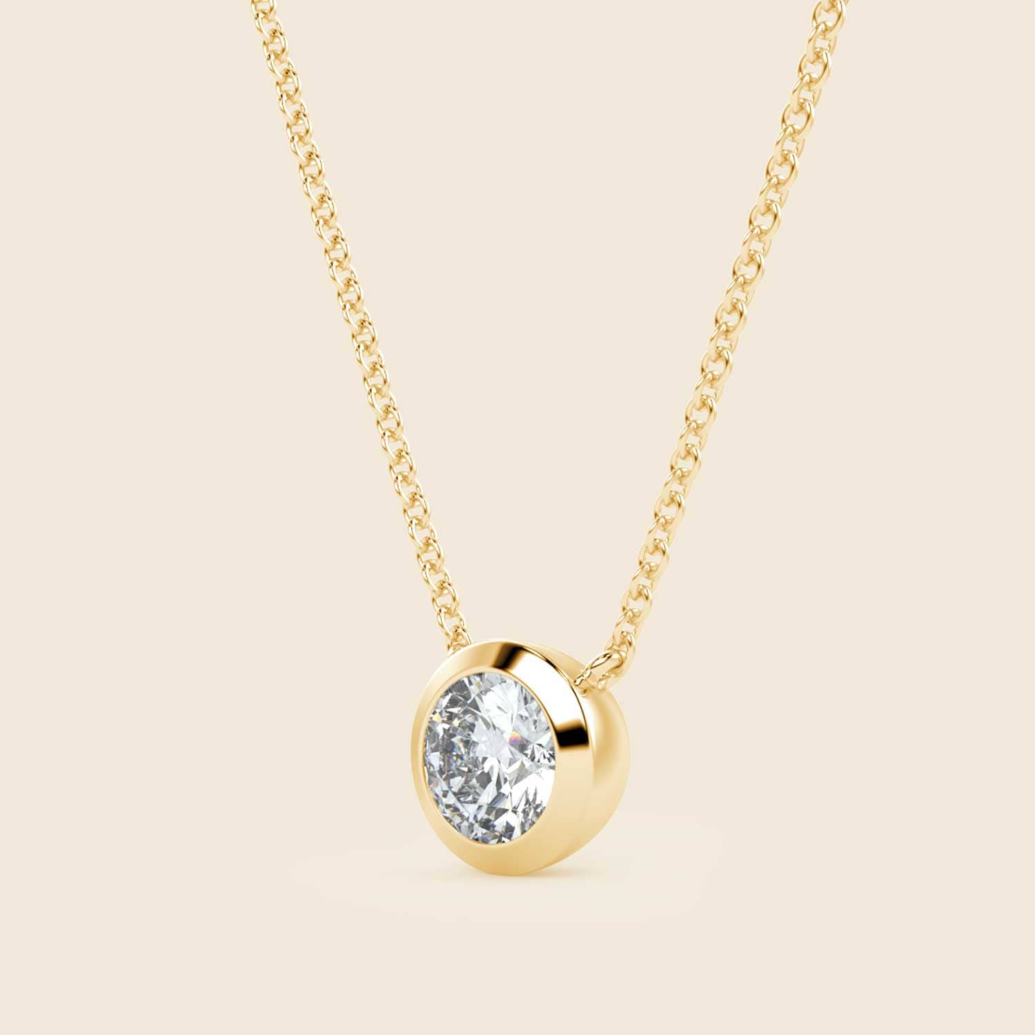 Iris Bezel Kette Gelb