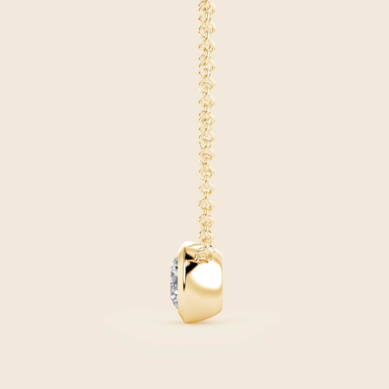 Iris Bezel Kette Gelb
