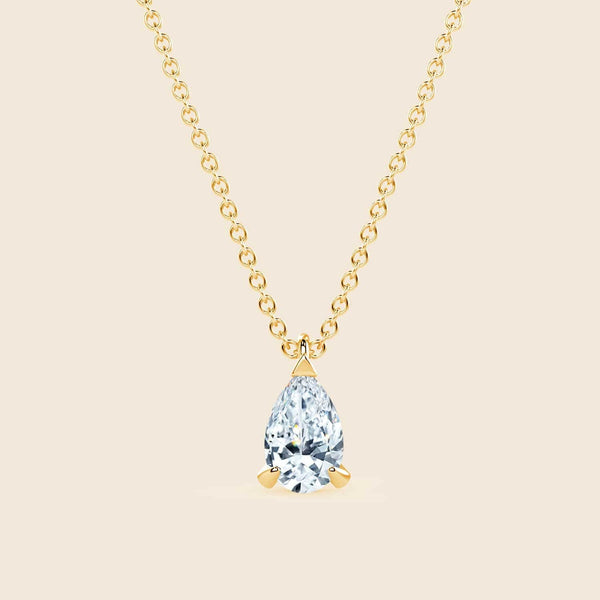 Pear Lily Kette Gelb