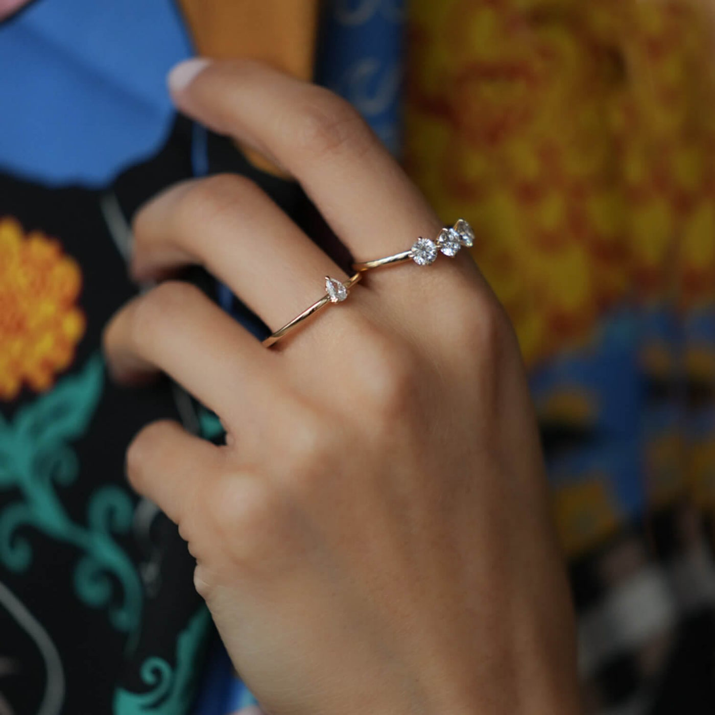 Small simple wedding rings sales
