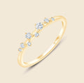 Stardust Diamantring in 14k Gelbgold