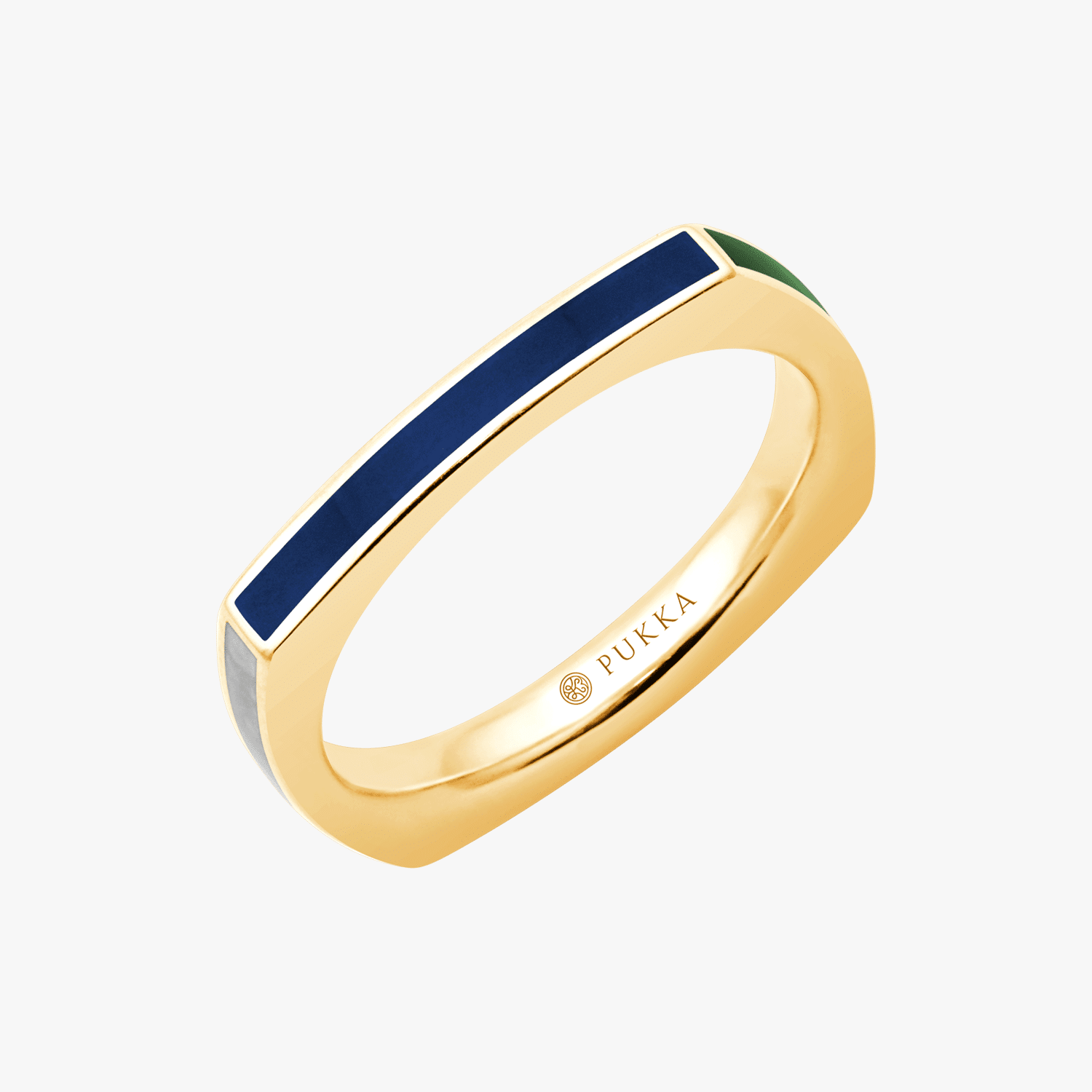 Bauhaus Ceramic Square Ring