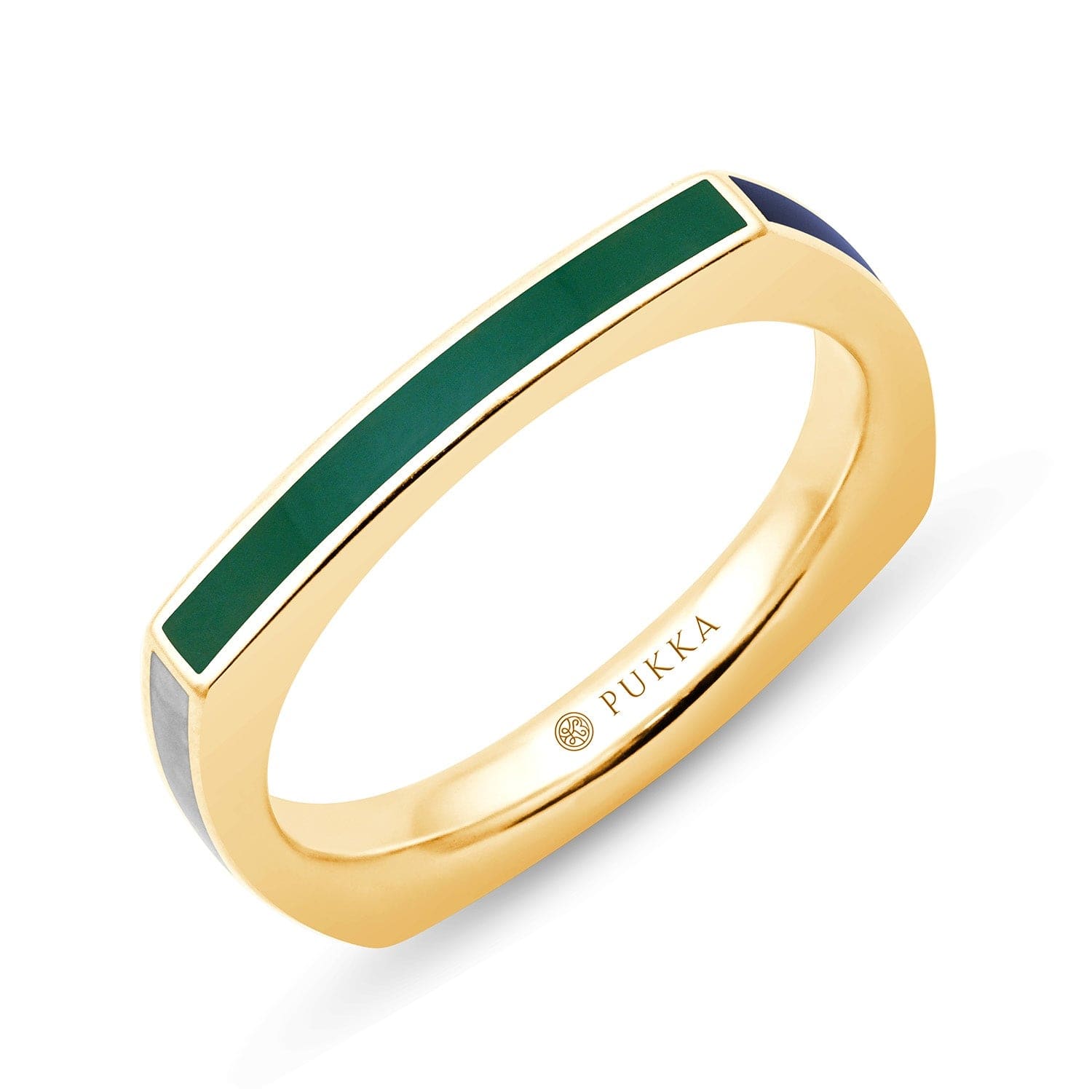 Bauhaus Ceramic Square Ring