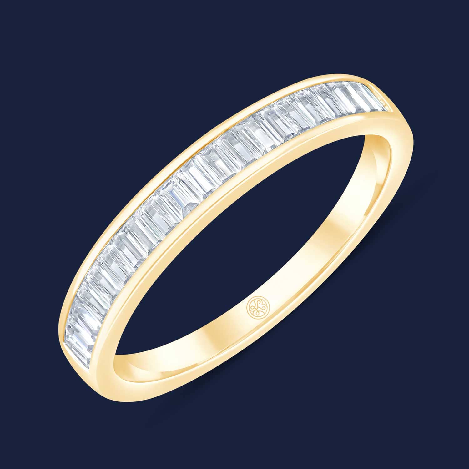 Baguette Channel Diamond Band