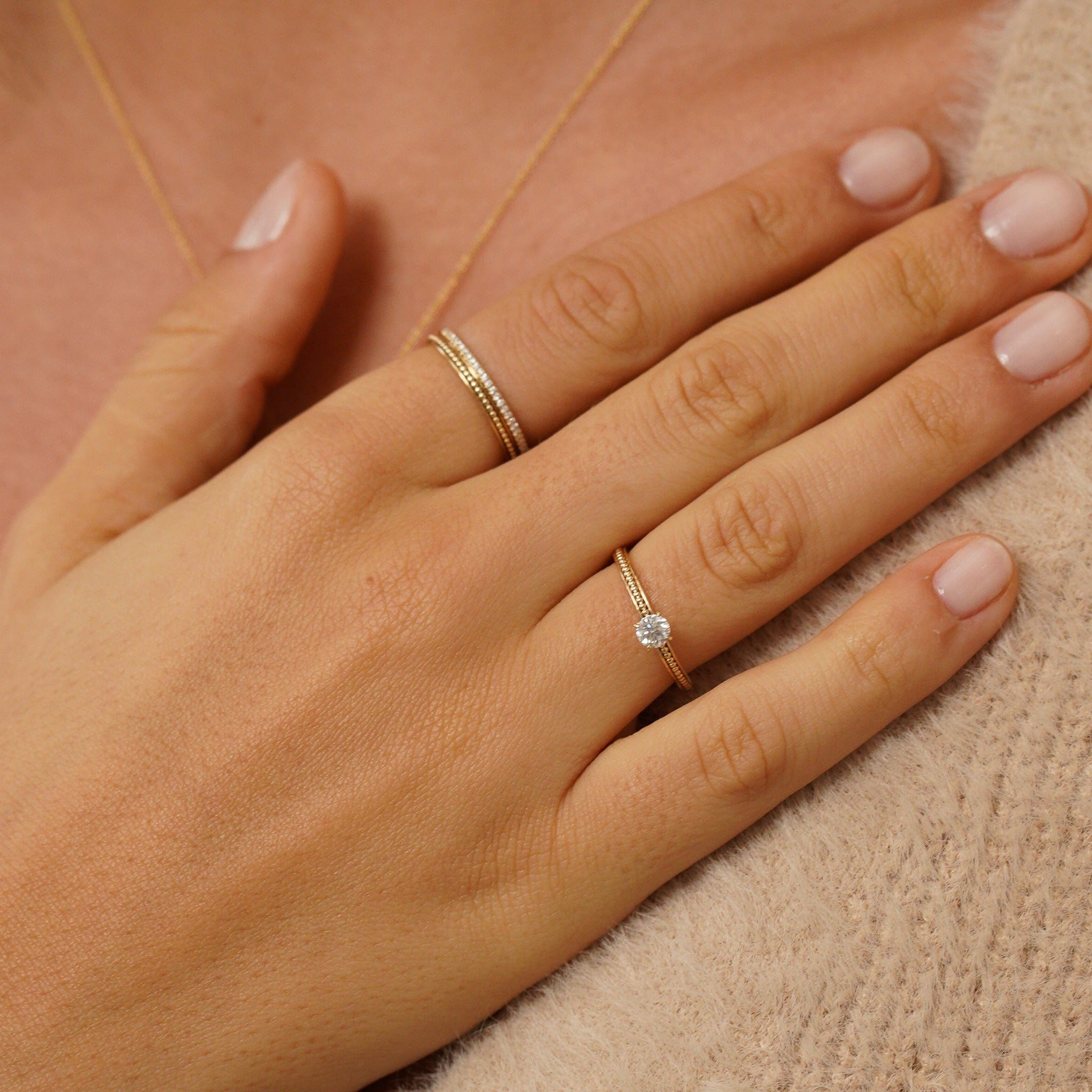 Marika Round Bead Ring