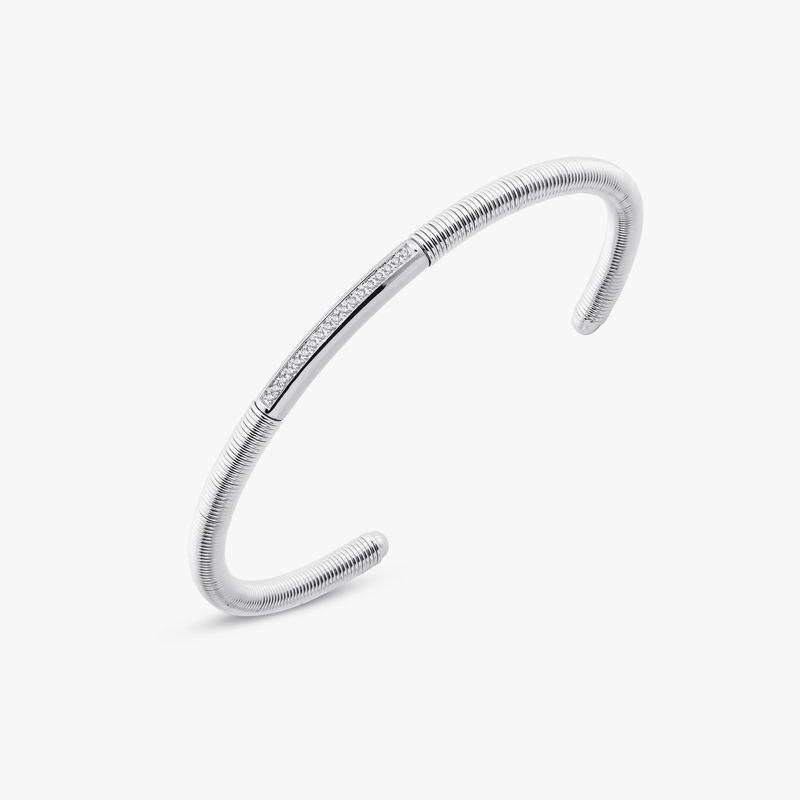 Wire Diamond Armreif