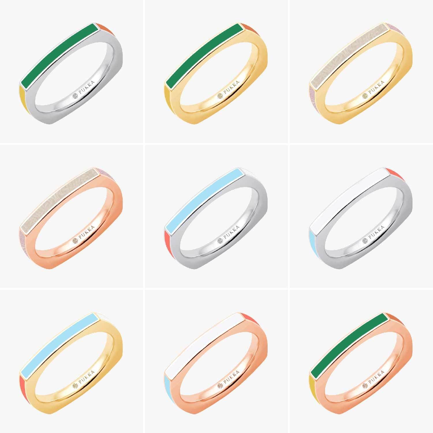 Bauhaus Custom Square Ring